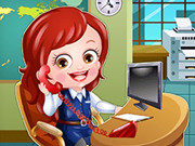 Baby Hazel Receptionist Dressup