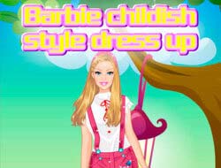 Barbie Childish Style Dress Up