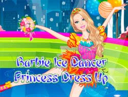 Barbie Ice Dancer Princess Dress Up