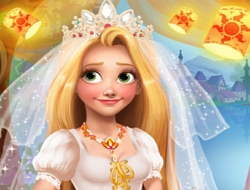 Blonde Princess Wedding Fashion