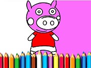 BTS Pig Coloring Game