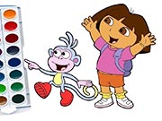 Dora The Explorer Coloring Book