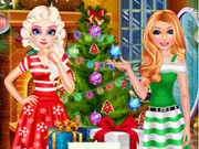 Elsa And Barbie's Christmas Eve