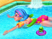 Galaxy Girl Swimming Pool