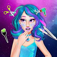 Play Influencer #Galaxy Hairstyle Challenge on GiaPlay.com
