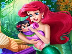 Mermaid Baby Feeding