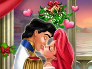 Mermaid Princess Mistletoe Kiss