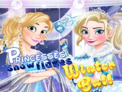 Princesess Snowflakes Winter Ball