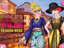 Princess Models At Milan Fashion Week