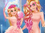 Princess Mom Daughter Cute Family Look