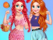 Princesses Fruity Print Fun Challenge