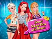 Secret College Party with Princess