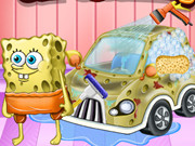 Spongebob Car Cleaning