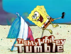 Spongebob Squarepants Tighty Whitey Tumble